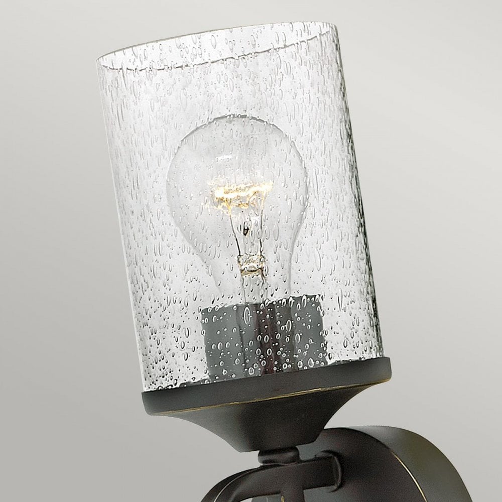 Hinkley HK-CASA1 Casa 1 Light Wall Light Olde Black