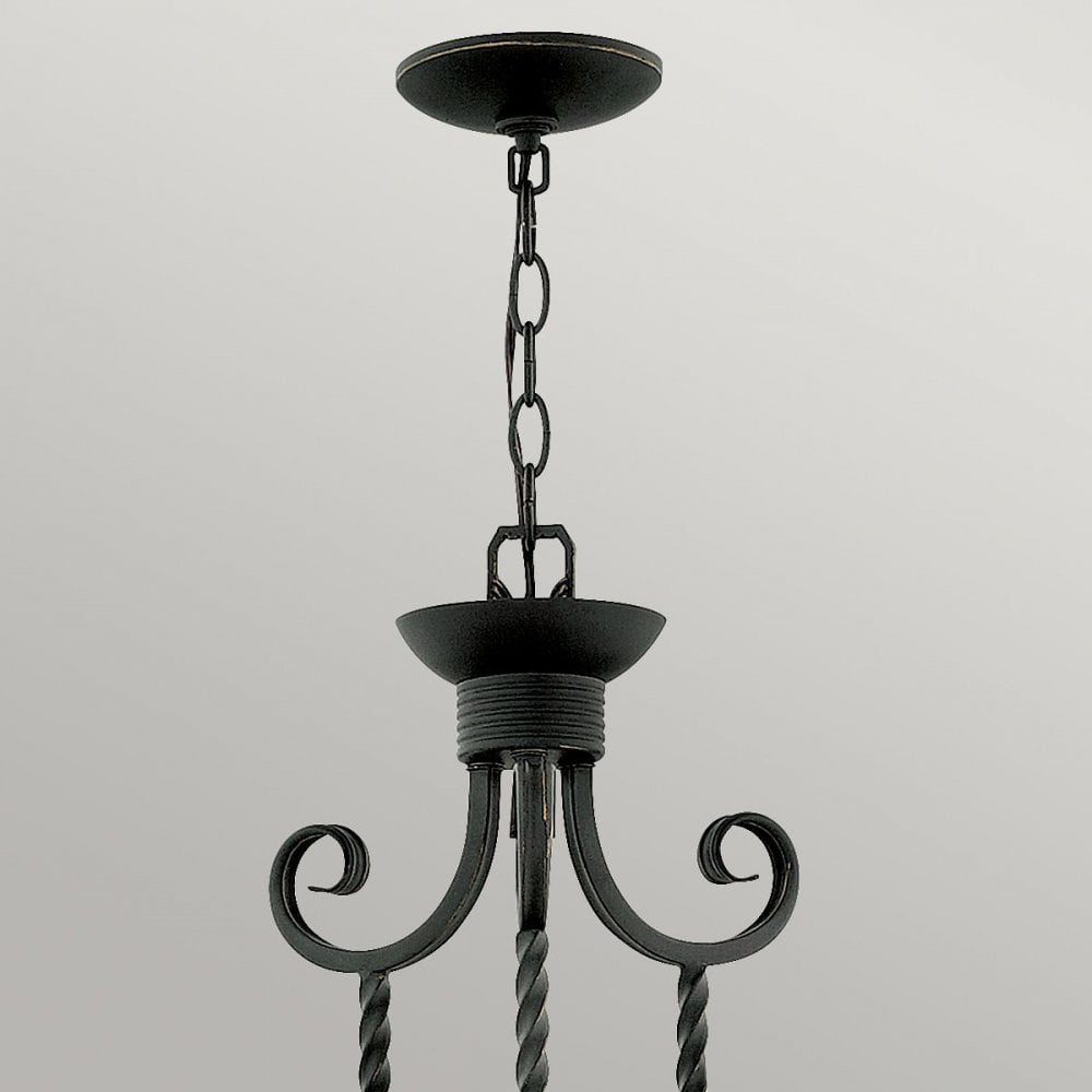 Hinkley HK-CASA5 Casa 5 Light Chandelier Olde Black