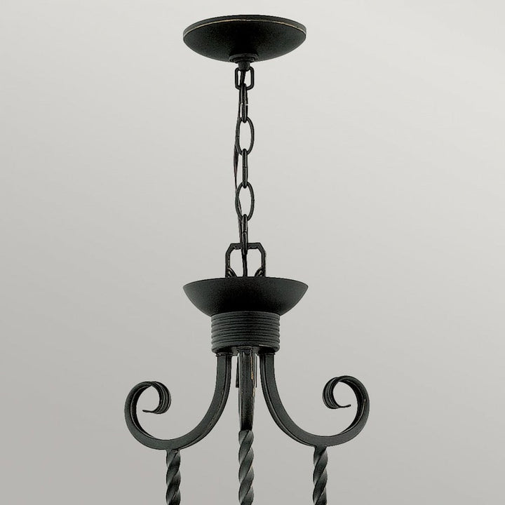 Hinkley HK-CASA5 Casa 5 Light Chandelier Olde Black