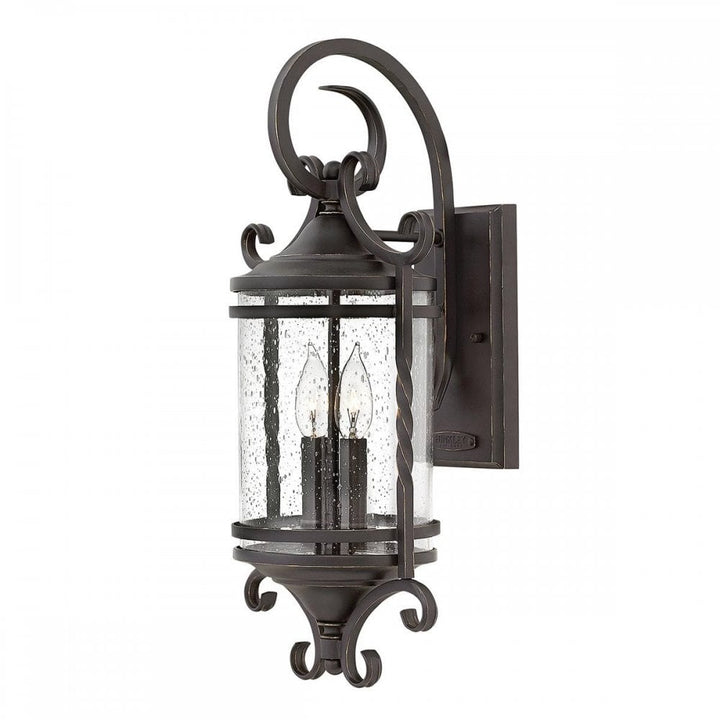 Hinkley HK-CASA-M Casa 2 Light Wall Lantern Olde Black