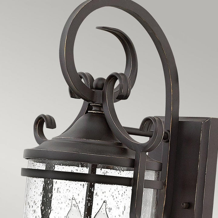 Hinkley HK-CASA-M Casa 2 Light Wall Lantern Olde Black