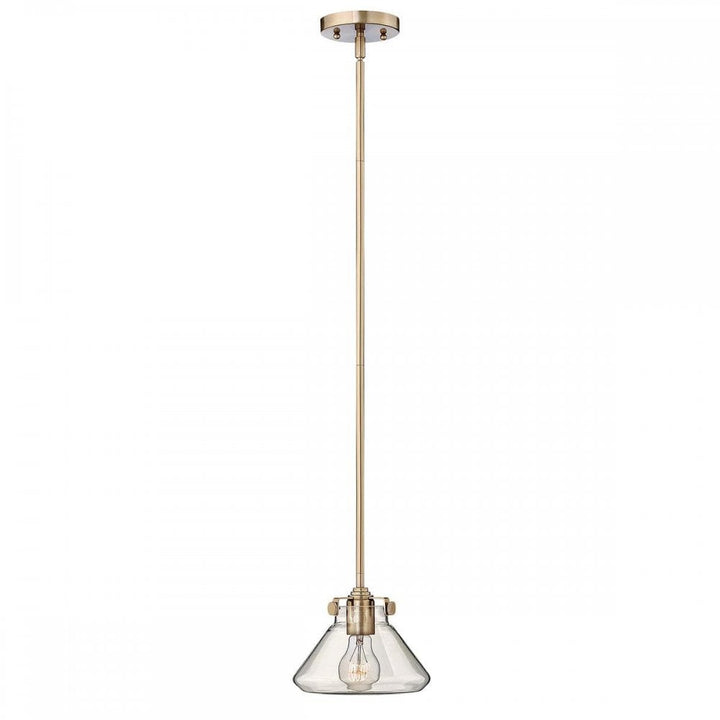Hinkley HK-CONGRESS-P-A-BC Congress 1 Light Clear Glass Pendant Brushed Caramel