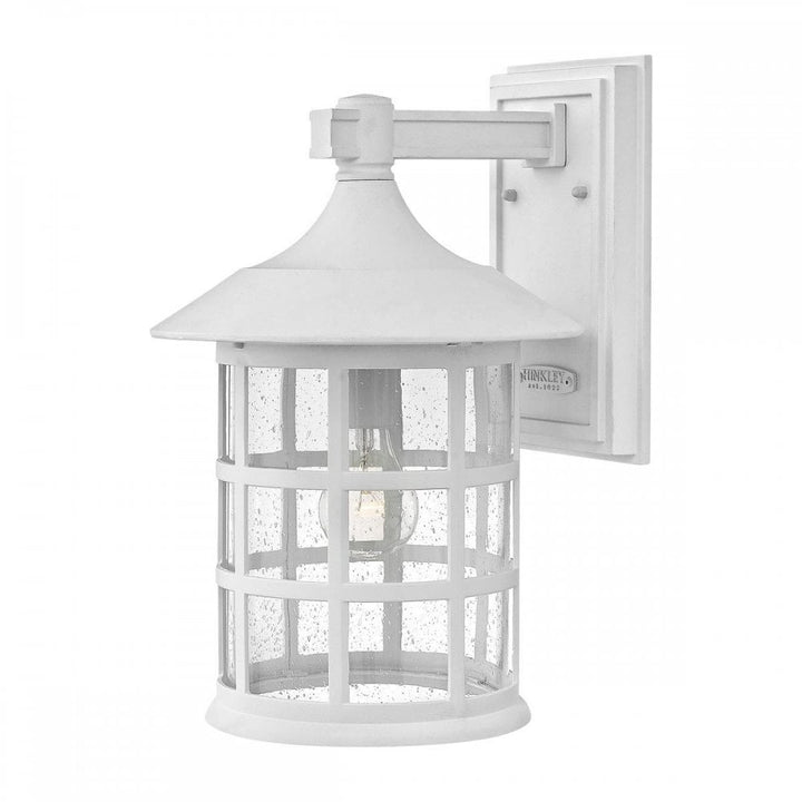 Hinkley HK-FREEPORT2-L-TWH Freeport 1lt Large Wall Lantern Textured White