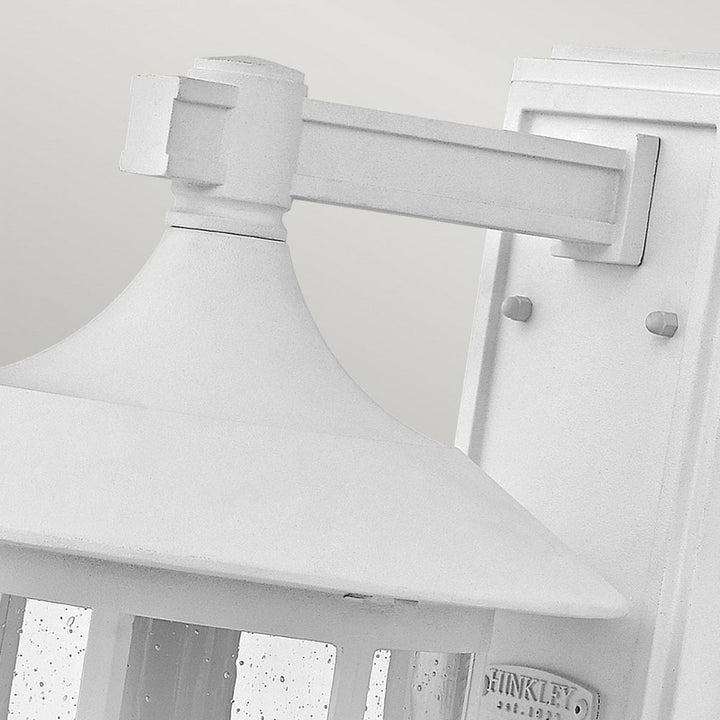 Hinkley HK-FREEPORT2-L-TWH Freeport 1lt Large Wall Lantern Textured White