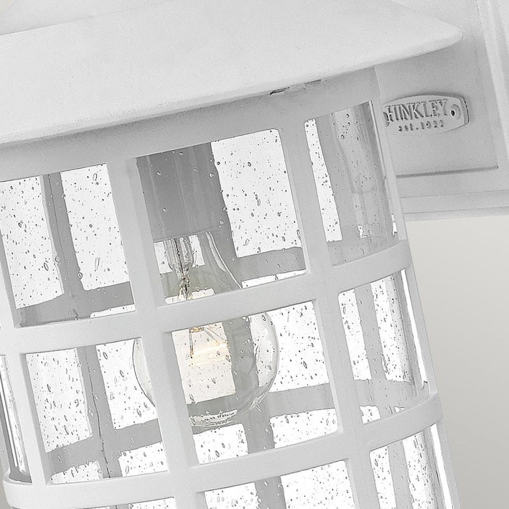 Hinkley HK-FREEPORT2-L-TWH Freeport 1lt Large Wall Lantern Textured White