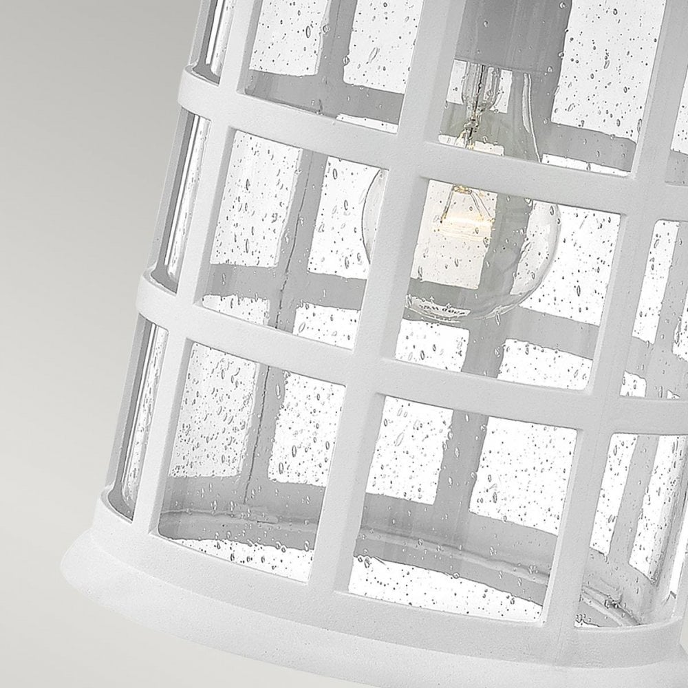 Hinkley HK-FREEPORT2-L-TWH Freeport 1lt Large Wall Lantern Textured White