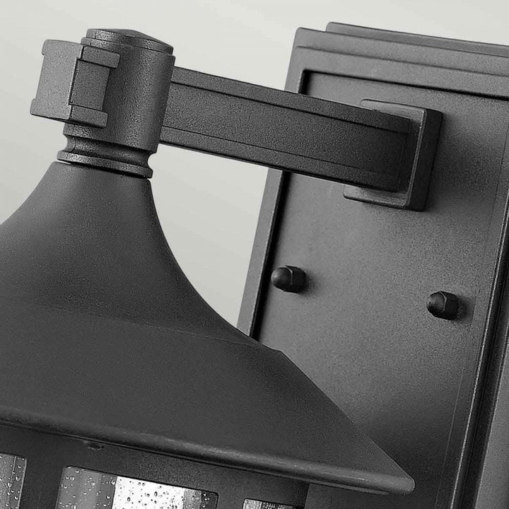 Hinkley HK-FREEPORT2-M-TBK Freeport 1lt Medium Wall Lantern Textured Black