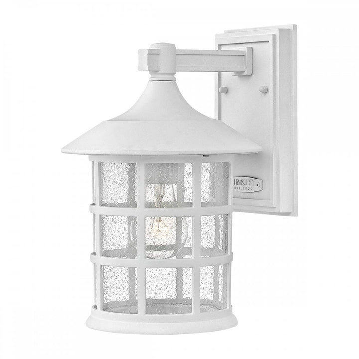 Hinkley HK-FREEPORT2-M-TWH Freeport 1lt Medium Wall Lantern Textured White