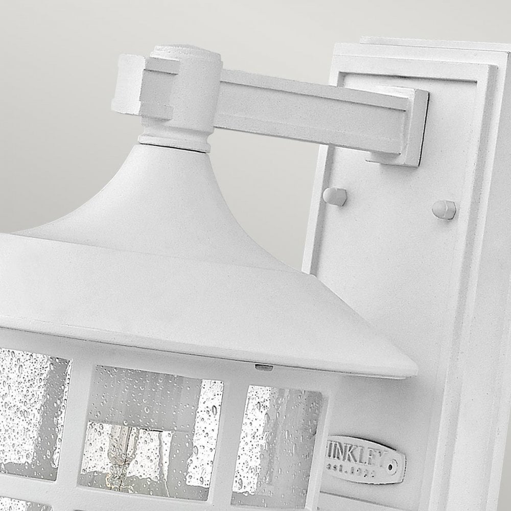 Hinkley HK-FREEPORT2-M-TWH Freeport 1lt Medium Wall Lantern Textured White