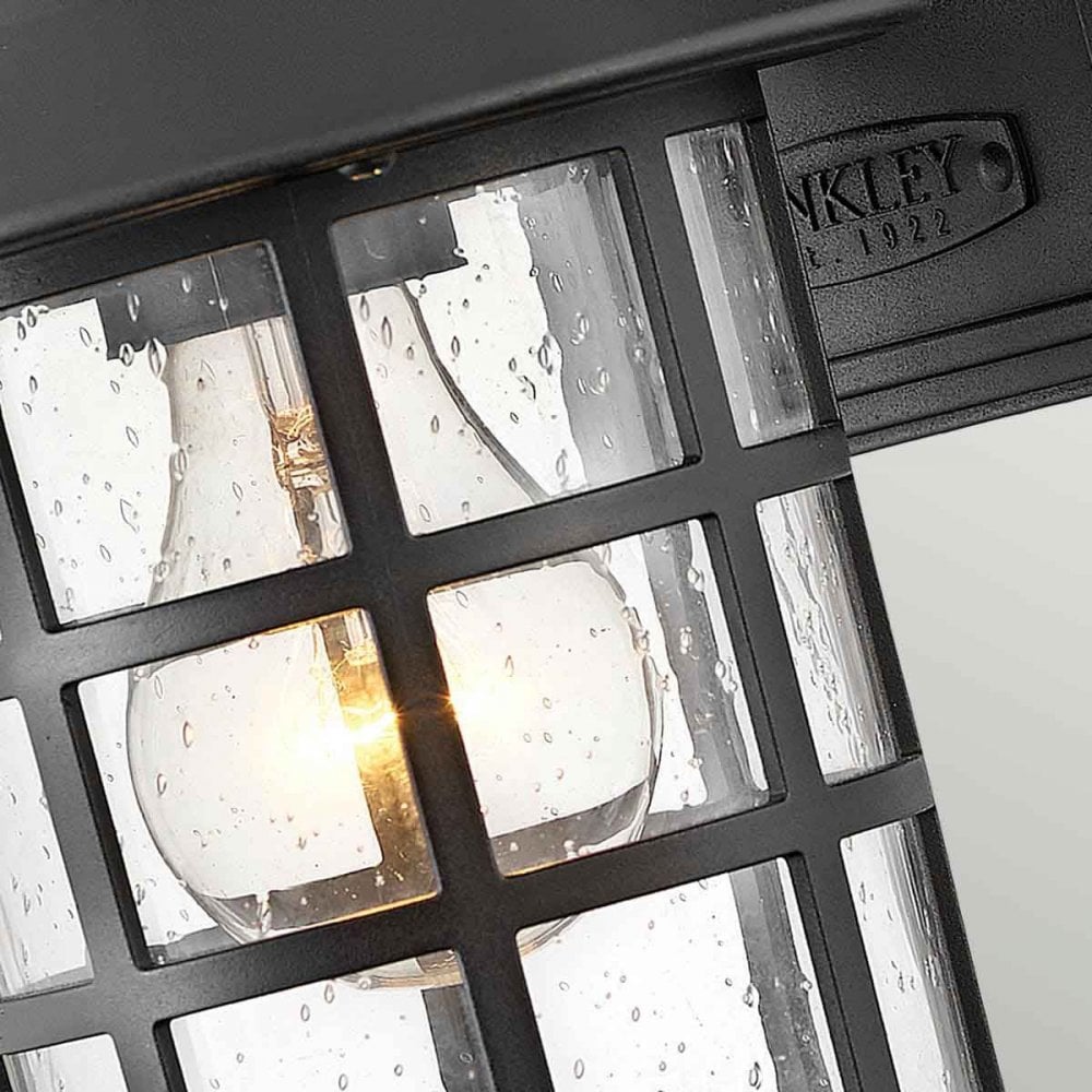 Hinkley HK-FREEPORT2-S-TBK Freeport 1lt Small Wall Lantern Textured Black
