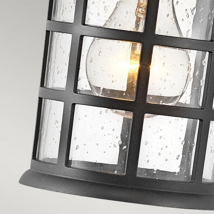 Hinkley HK-FREEPORT2-S-TBK Freeport 1lt Small Wall Lantern Textured Black