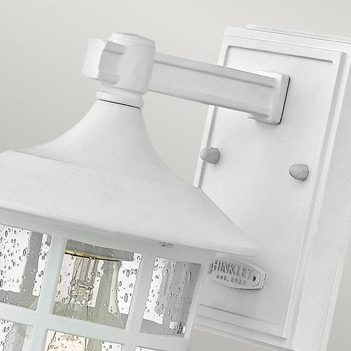 Hinkley HK-FREEPORT2-S-TWH Freeport 1lt Small Wall Lantern Textured White