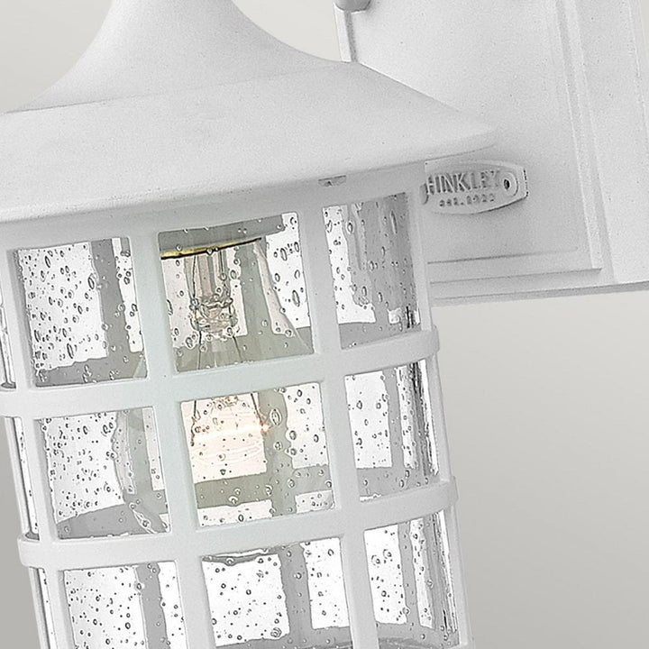 Hinkley HK-FREEPORT2-S-TWH Freeport 1lt Small Wall Lantern Textured White