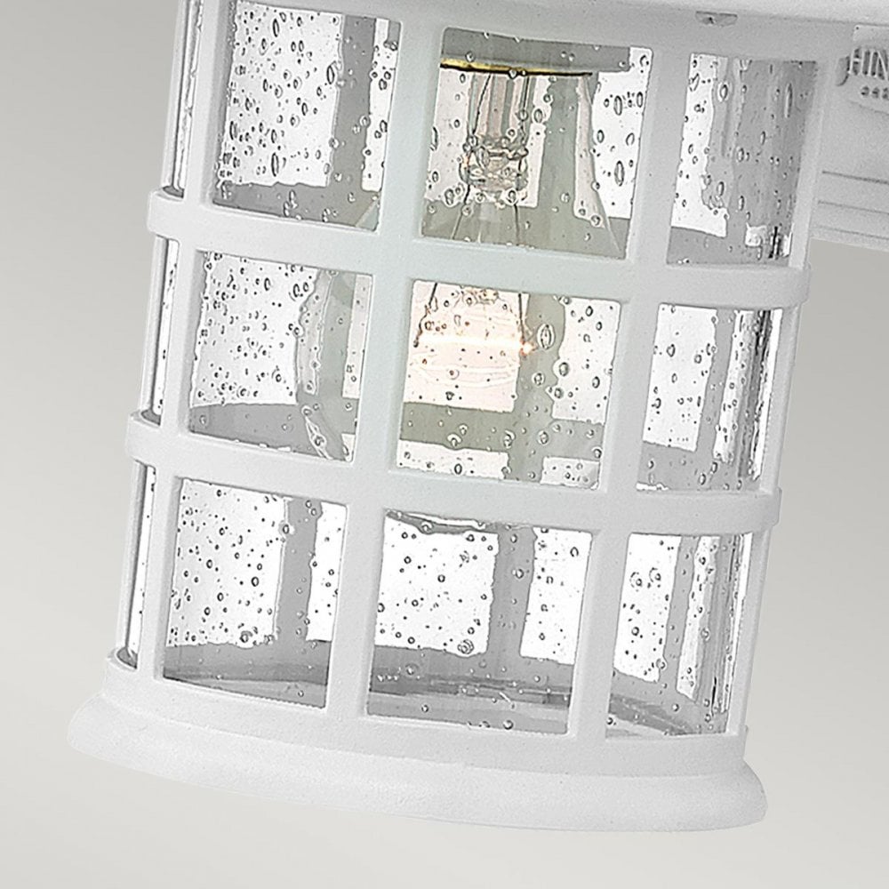 Hinkley HK-FREEPORT2-S-TWH Freeport 1lt Small Wall Lantern Textured White