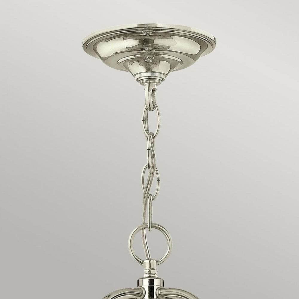 Hinkley HK-GENTRY-P-L-PN Gentry 6 Light Large Pendant Polished Nickel