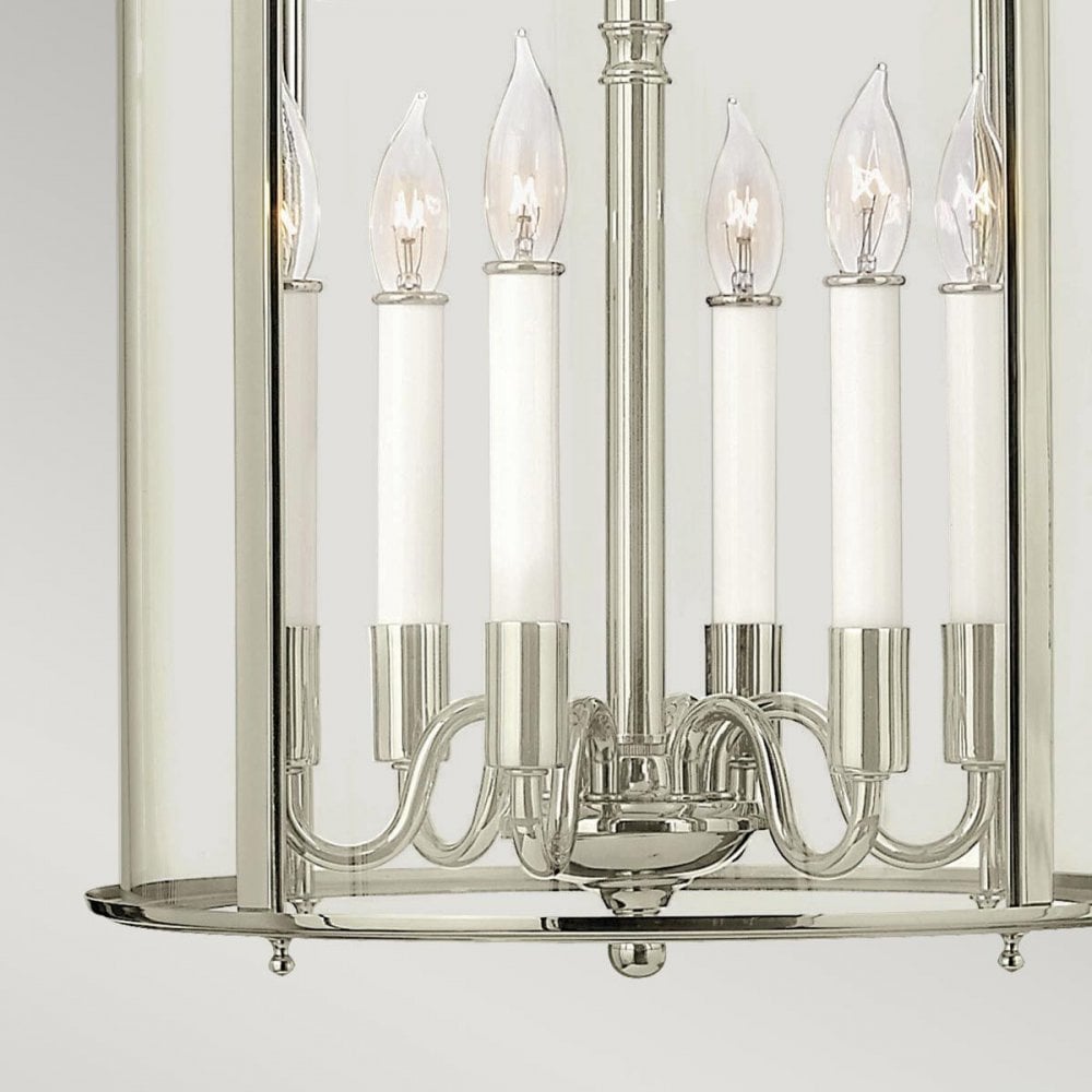 Hinkley HK-GENTRY-P-L-PN Gentry 6 Light Large Pendant Polished Nickel