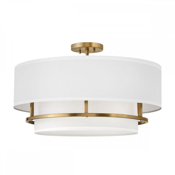 Hinkley HK-GRAHAM-L-LCB Graham 4 Light Duo Mount - Lacquered Brass