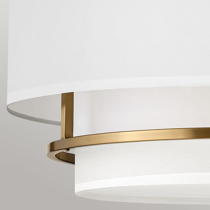 Hinkley HK-GRAHAM-L-LCB Graham 4 Light Duo Mount - Lacquered Brass