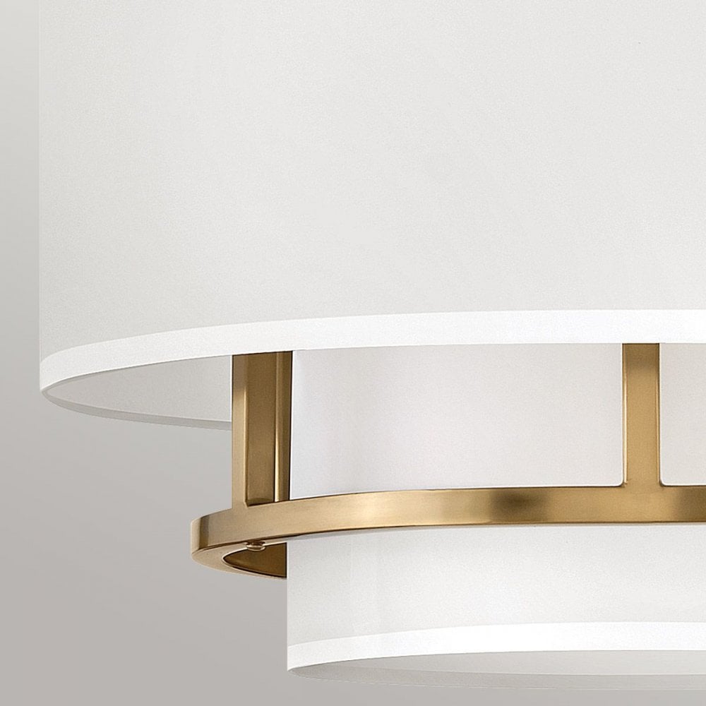 Hinkley HK-GRAHAM-M-LCB Graham 3 Light Duo Mount - Lacquered Brass