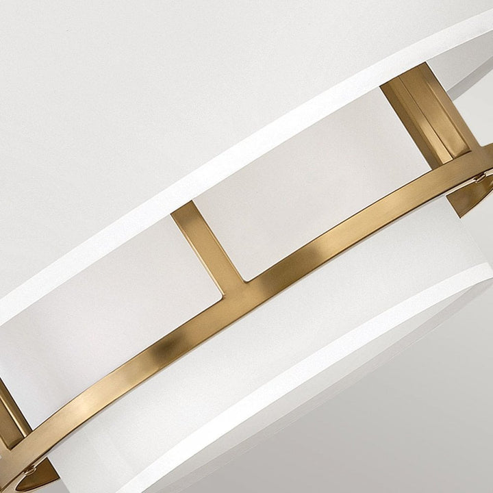 Hinkley HK-GRAHAM-M-LCB Graham 3 Light Duo Mount - Lacquered Brass