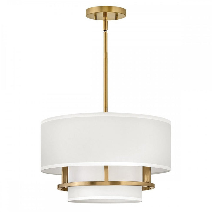 Hinkley HK-GRAHAM-M-LCB Graham 3 Light Duo Mount - Lacquered Brass