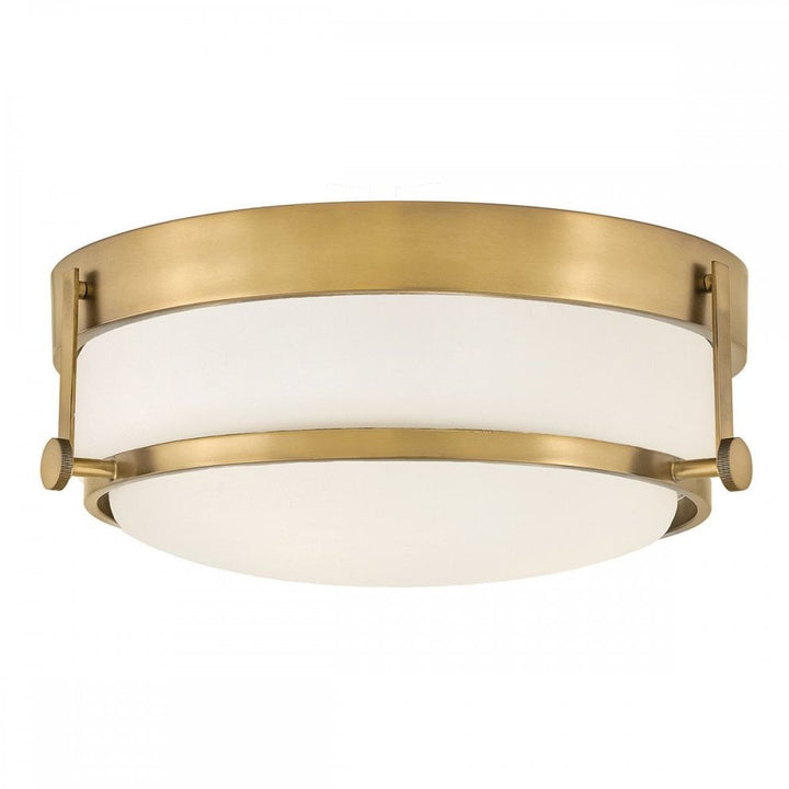 Hinkley HK-HARPER-F-HB Harper 3 Light Flush Heritage Brass