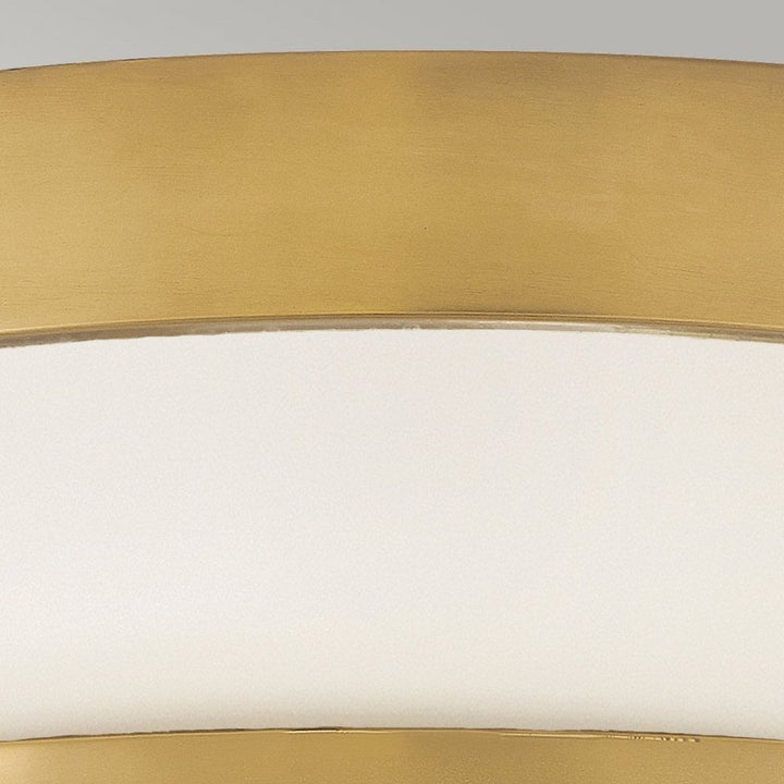 Hinkley HK-HARPER-F-HB Harper 3 Light Flush Heritage Brass