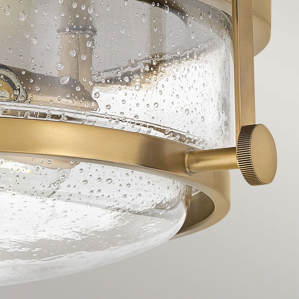 Hinkley HK-HARPER-F-HB-CS Harper 3 Light Flush Heritage Brass