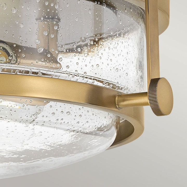 Hinkley HK-HARPER-F-HB-CS Harper 3 Light Flush Heritage Brass