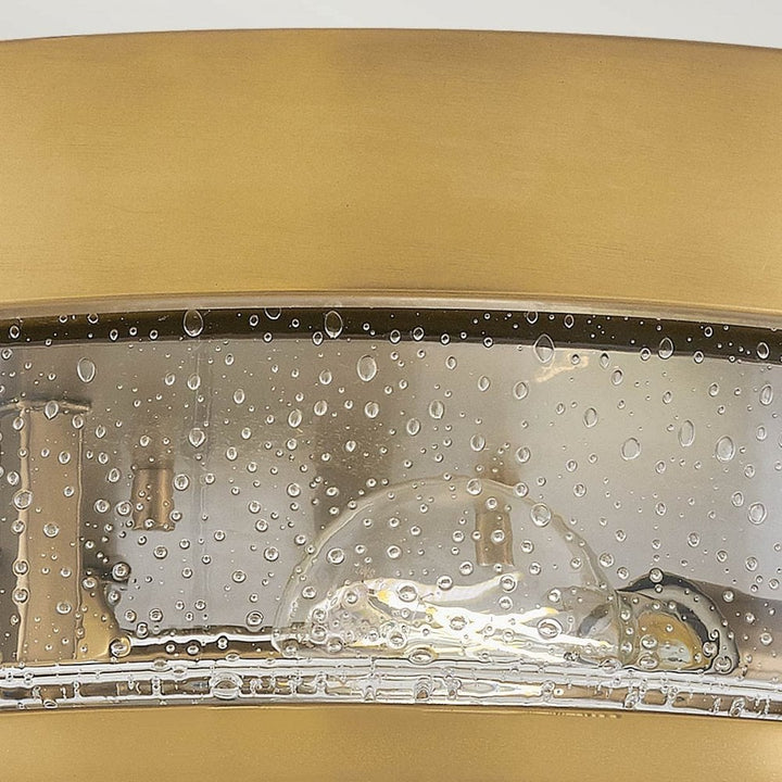 Hinkley HK-HARPER-F-HB-CS Harper 3 Light Flush Heritage Brass