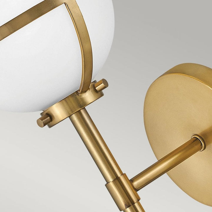 Hinkley HK-HOLLIS1-O-HB-BATH Hollis 1 Light Wall Light Heritage Brass