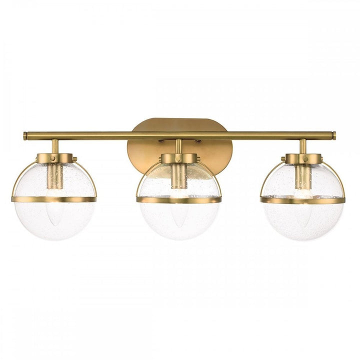 Hinkley HK-HOLLIS3-C-HB-BATH Hollis 3 Light Wall Light Heritage Brass