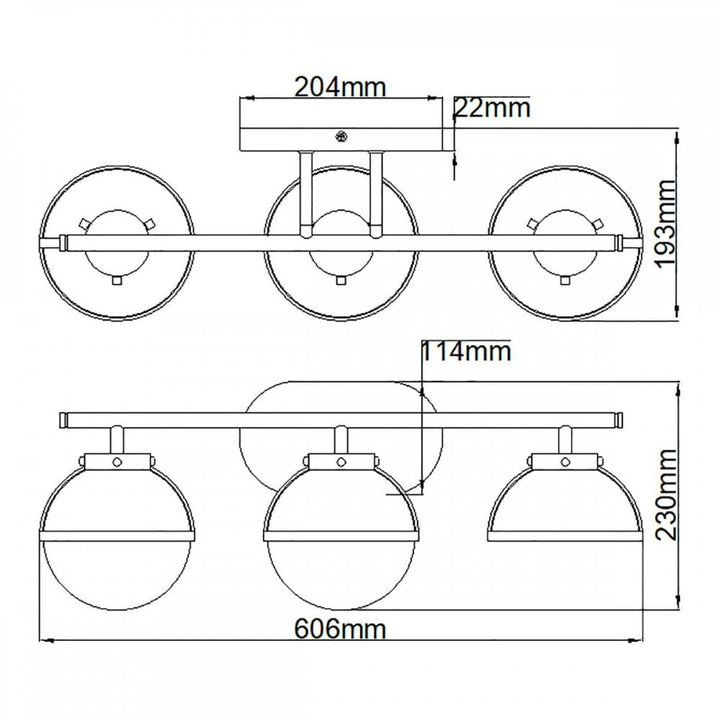 Hinkley HK-HOLLIS3-C-HB-BATH Hollis 3 Light Wall Light Heritage Brass