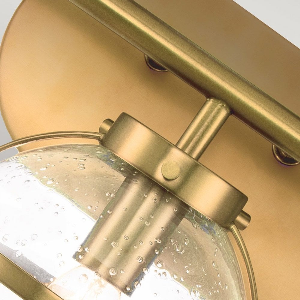 Hinkley HK-HOLLIS3-C-HB-BATH Hollis 3 Light Wall Light Heritage Brass