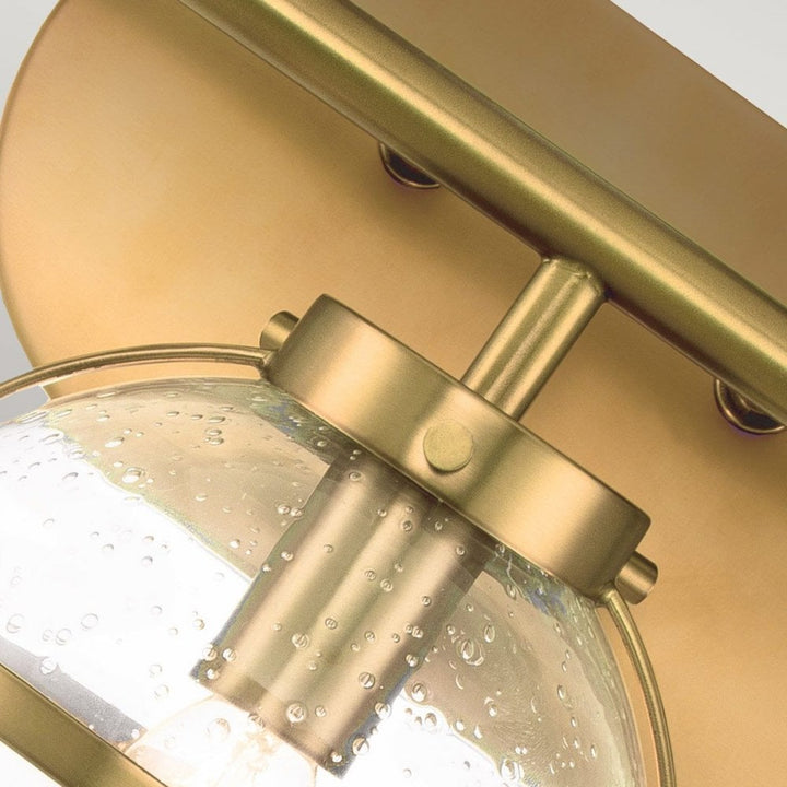 Hinkley HK-HOLLIS3-C-HB-BATH Hollis 3 Light Wall Light Heritage Brass