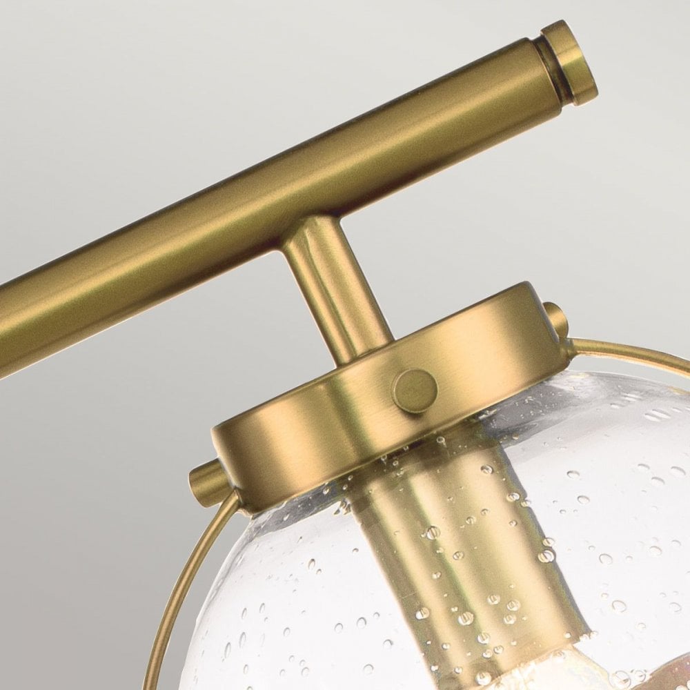 Hinkley HK-HOLLIS3-C-HB-BATH Hollis 3 Light Wall Light Heritage Brass