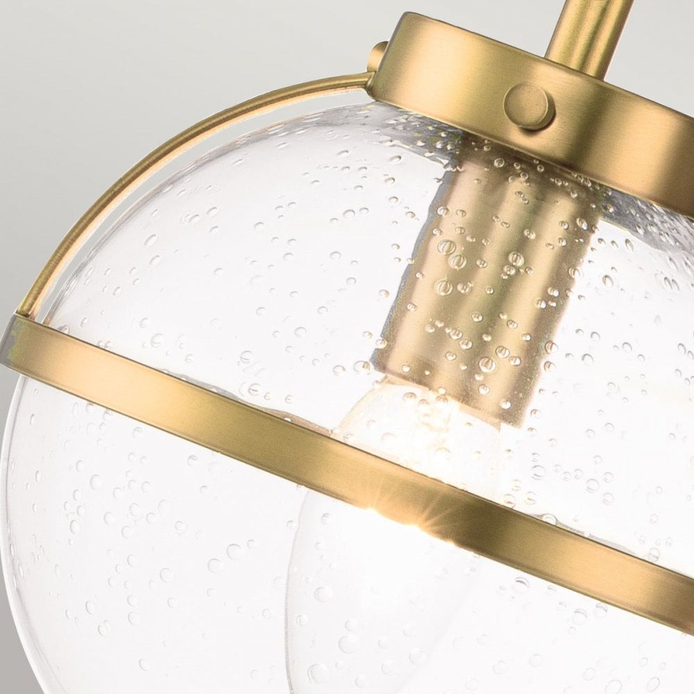 Hinkley HK-HOLLIS3-C-HB-BATH Hollis 3 Light Wall Light Heritage Brass