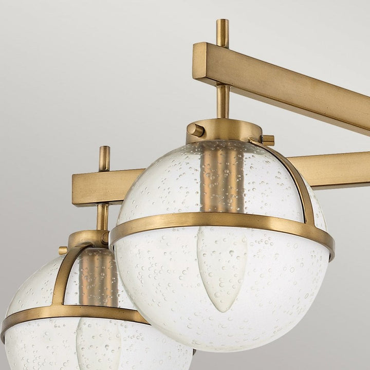 Hinkley HK-HOLLIS-5-C-HB Hollis 5 Light Semi-Flush Heritage Brass