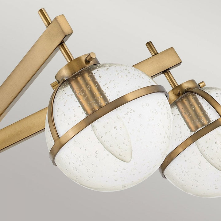 Hinkley HK-HOLLIS-5-C-HB Hollis 5 Light Semi-Flush Heritage Brass