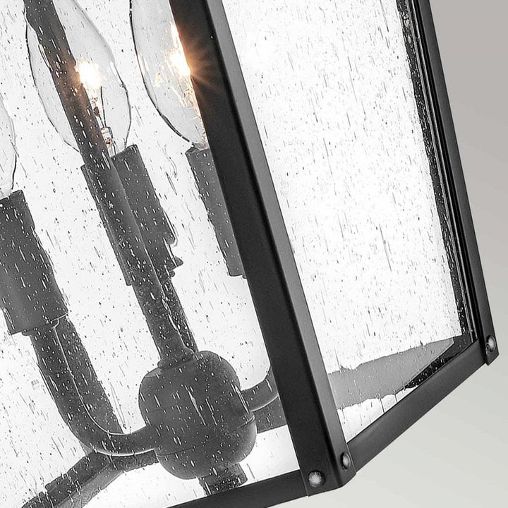 Hinkley HK-HUNTERSFIELD2-L-BK Huntersfield 3 Light Large Wall Lantern Black
