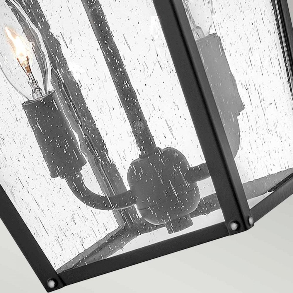 Hinkley HK-HUNTERSFIELD2-M-BK Huntersfield 2 Light Medium Wall Lantern Black