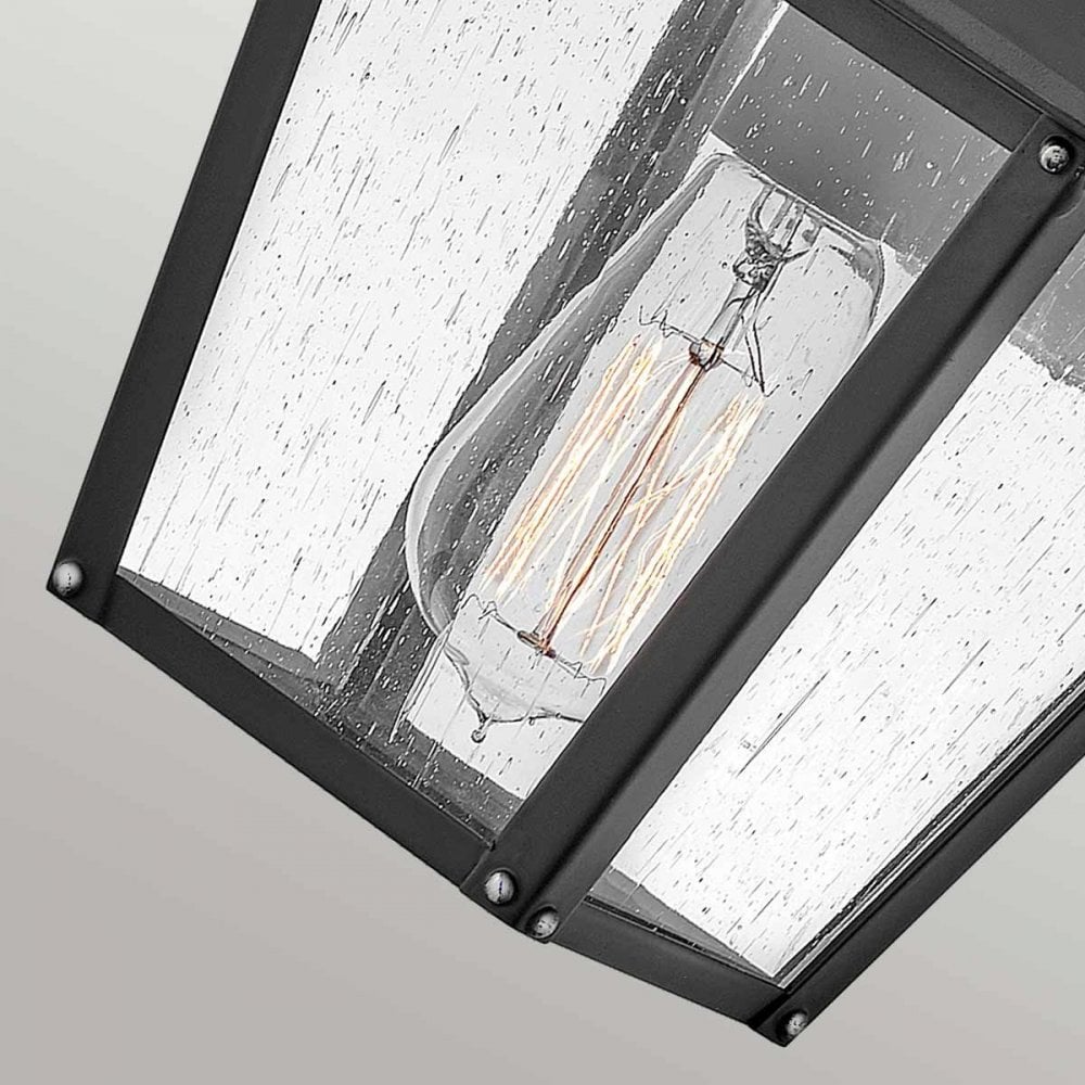 Hinkley HK-HUNTERSFIELD2-S-BK Huntersfield 1 Light Small Wall Lantern Black