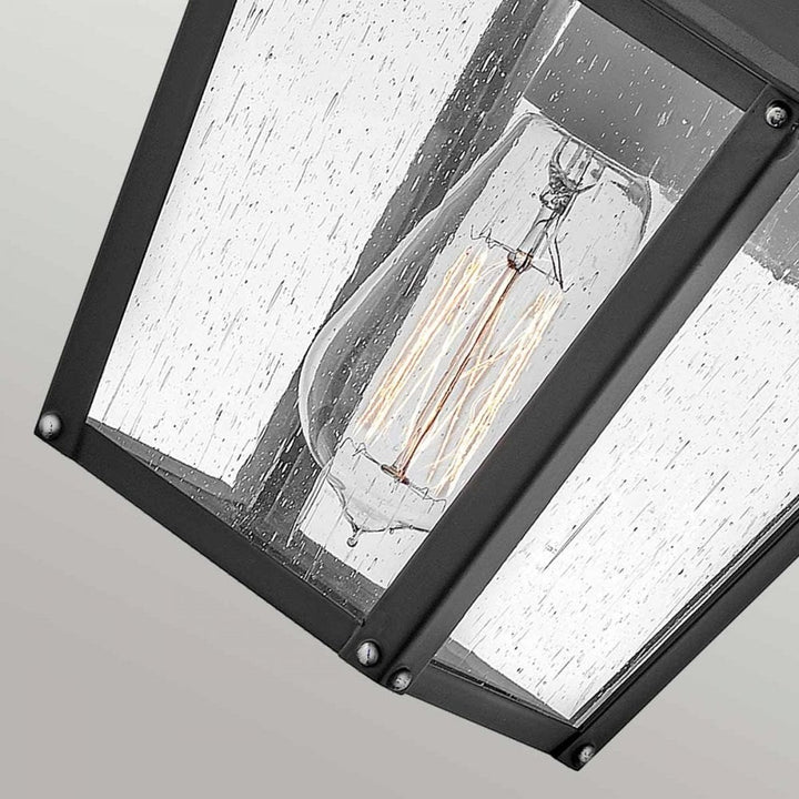 Hinkley HK-HUNTERSFIELD2-S-BK Huntersfield 1 Light Small Wall Lantern Black