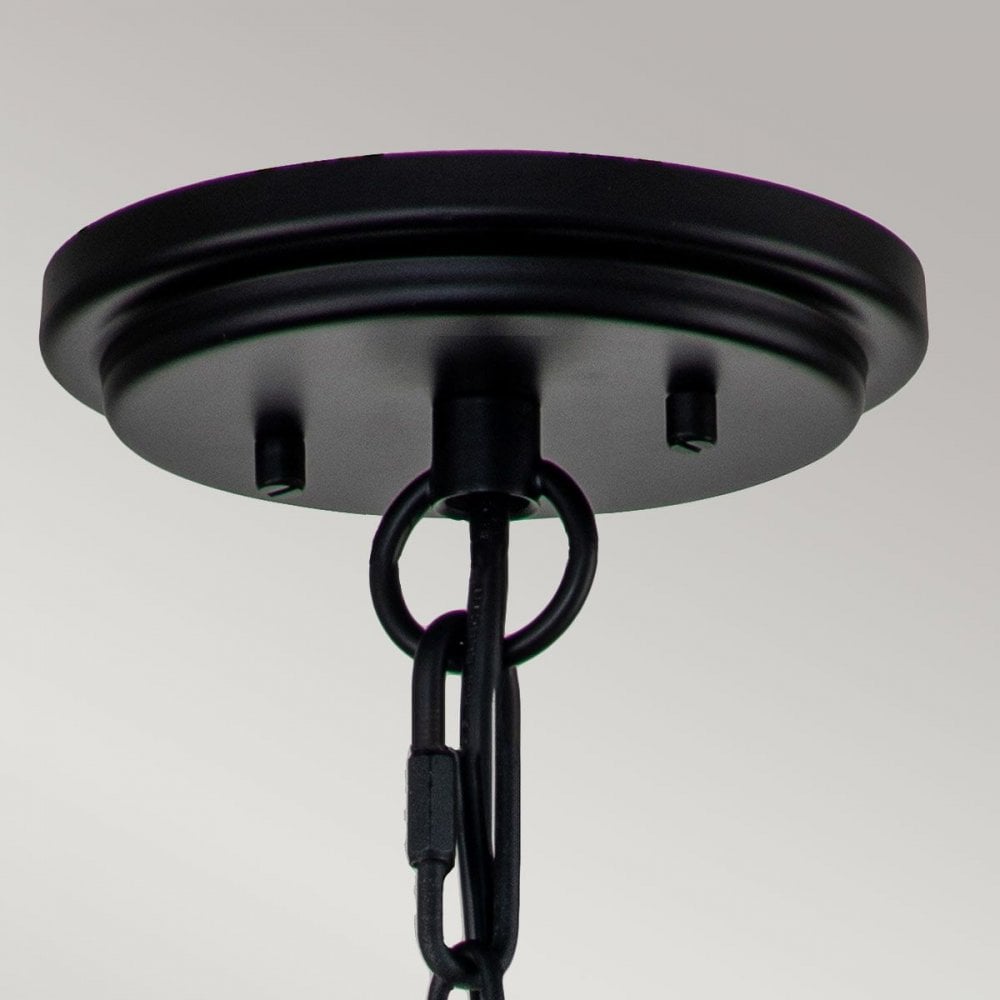 Hinkley HK-HUNTERSFIELD8-L-BK Huntersfield 3 Light Large Chain Lantern Black