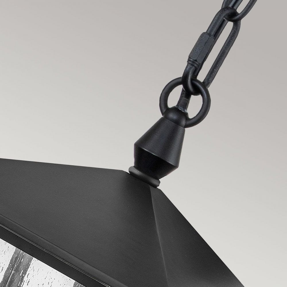 Hinkley HK-HUNTERSFIELD8-L-BK Huntersfield 3 Light Large Chain Lantern Black