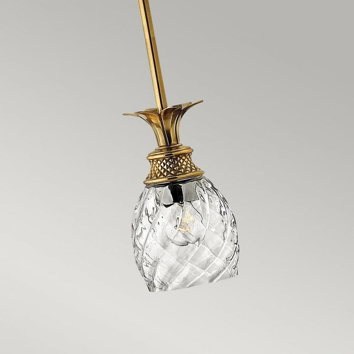 Hinkley HK-PLANTATION-MP-BB Plantation 1 Light Pendant Burnished Brass