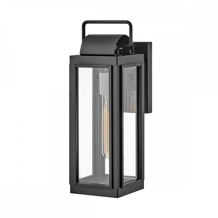 Hinkley HK-SAG-HARBOR-S-BK Sag Harbor 1 Light Small Wall Lantern Black