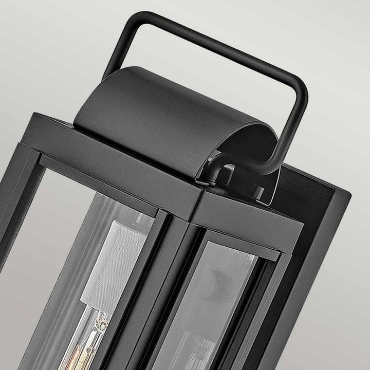Hinkley HK-SAG-HARBOR-S-BK Sag Harbor 1 Light Small Wall Lantern Black