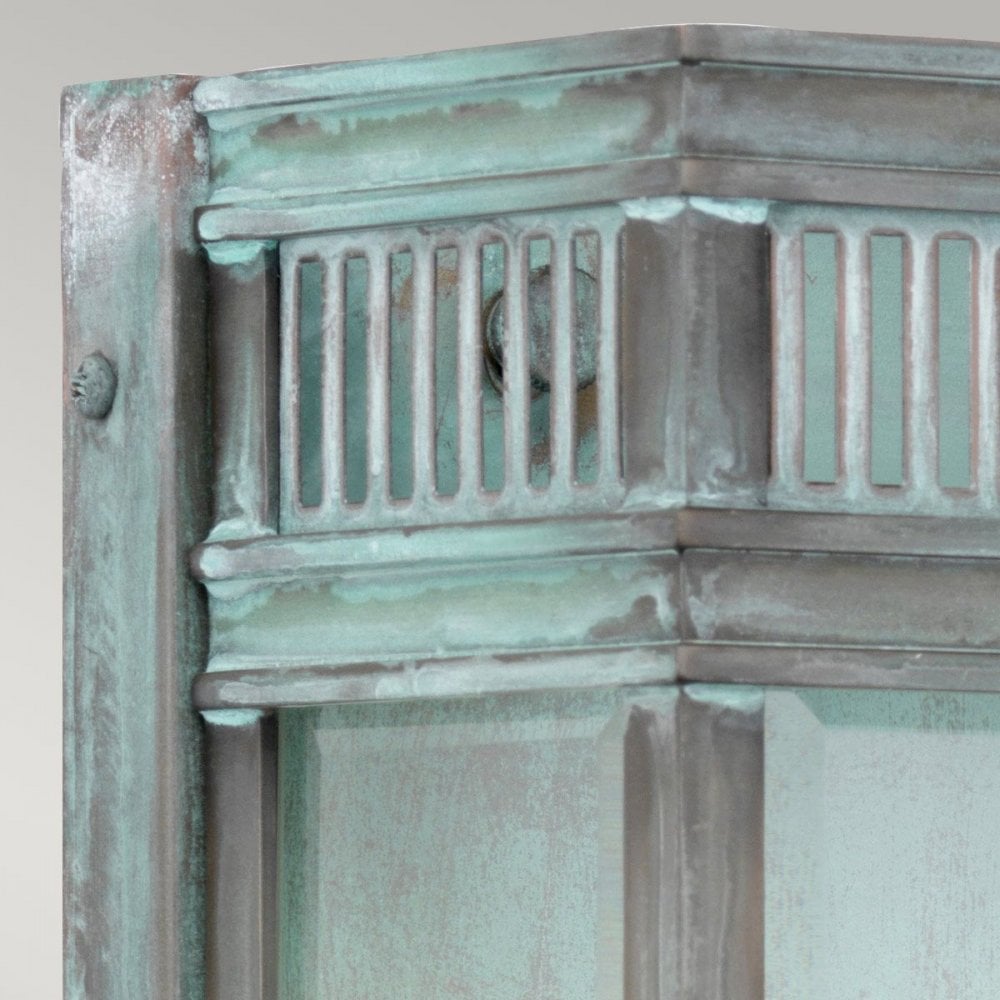 Elstead HL7-M-VDG Holborn 2 Light Medium Half Lantern Verdigris