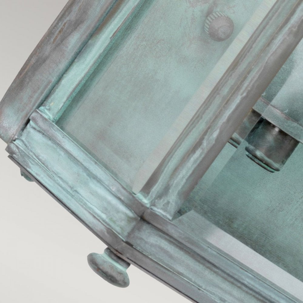 Elstead HL7-M-VDG Holborn 2 Light Medium Half Lantern Verdigris